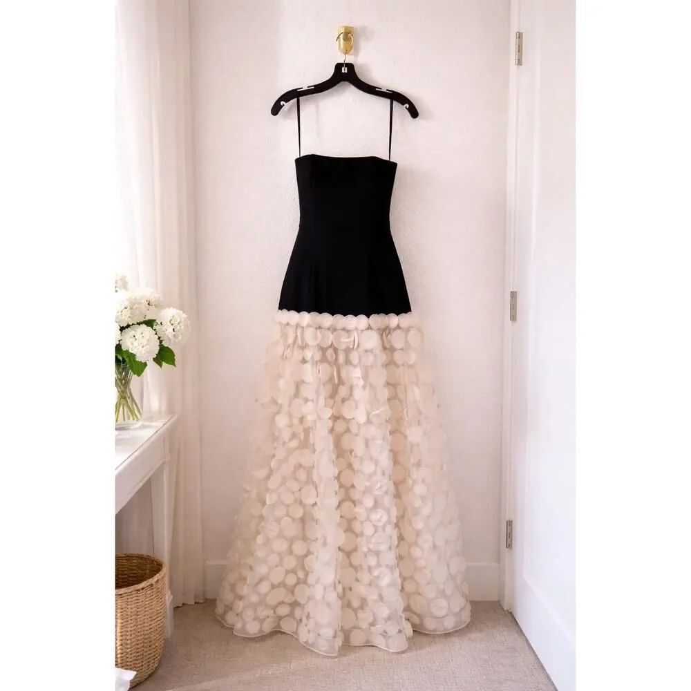 Bronx and Banco Harper Two-Tone Strapless Gown US4 - Picture 6 of 13